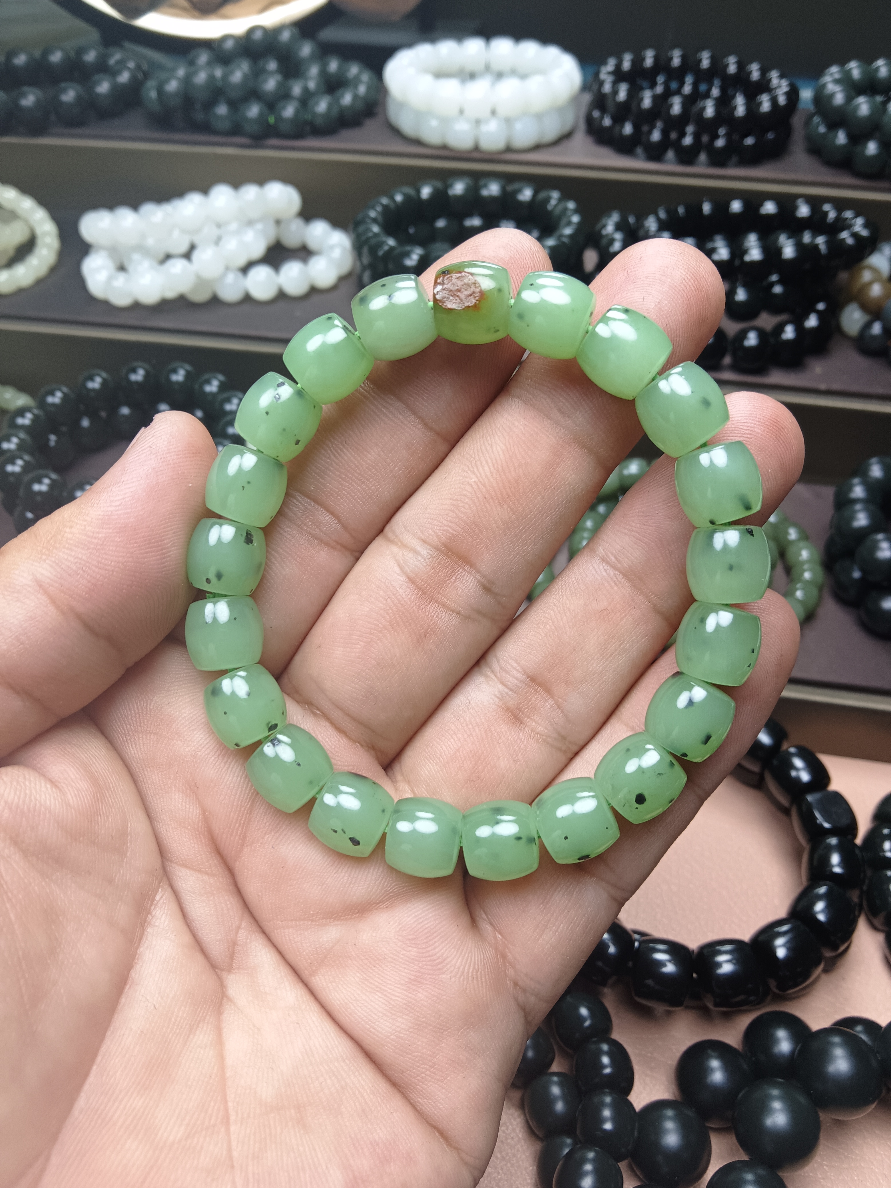 【不二】俄罗斯碧玉乌兰海苹果绿卡10