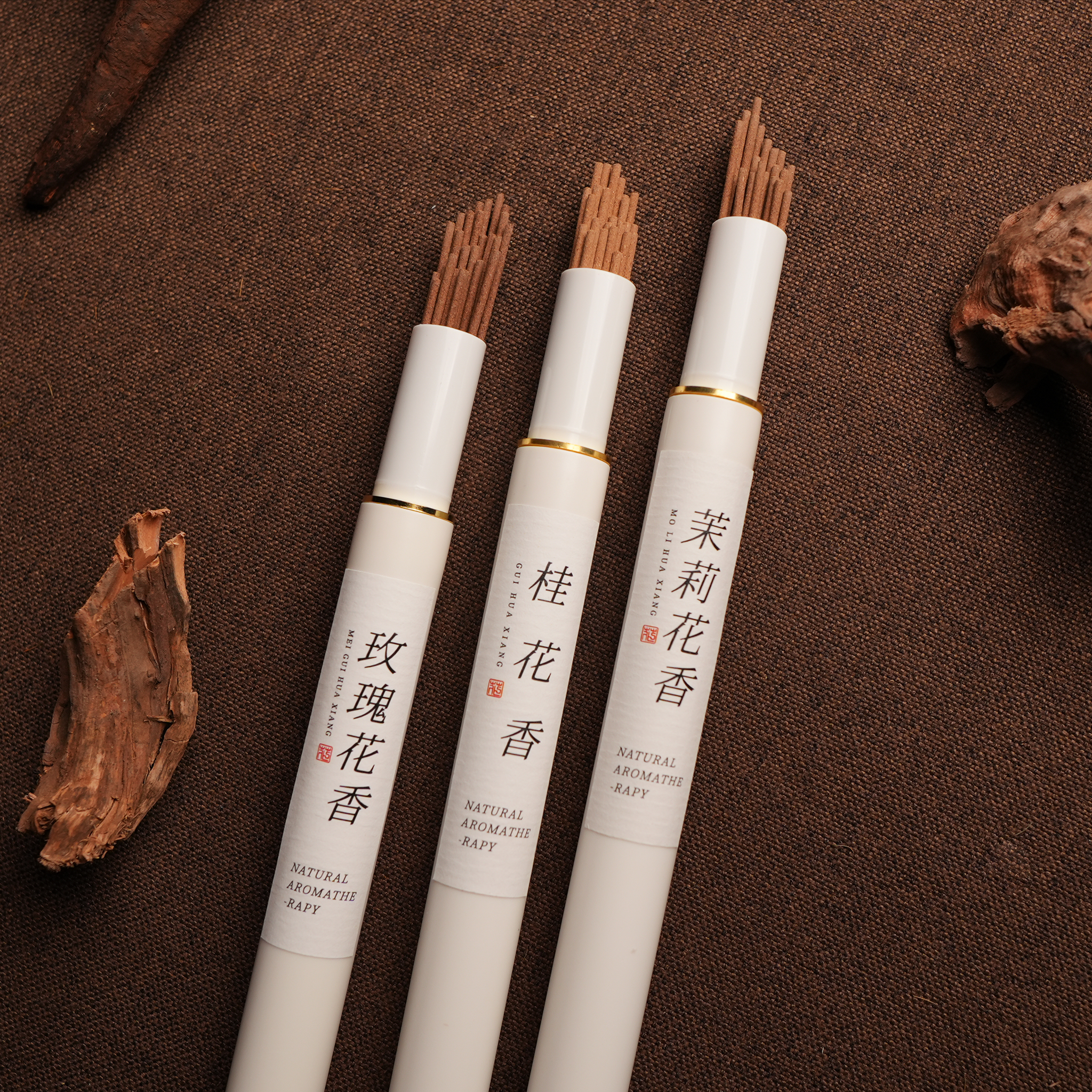 【金陵香录】花香线香10g21cm桂花香玫瑰香茉莉花香家用室内熏香