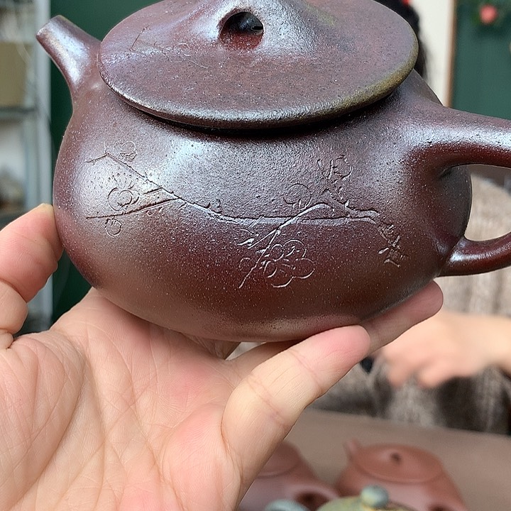 紫砂茶壶纯自然柴烧