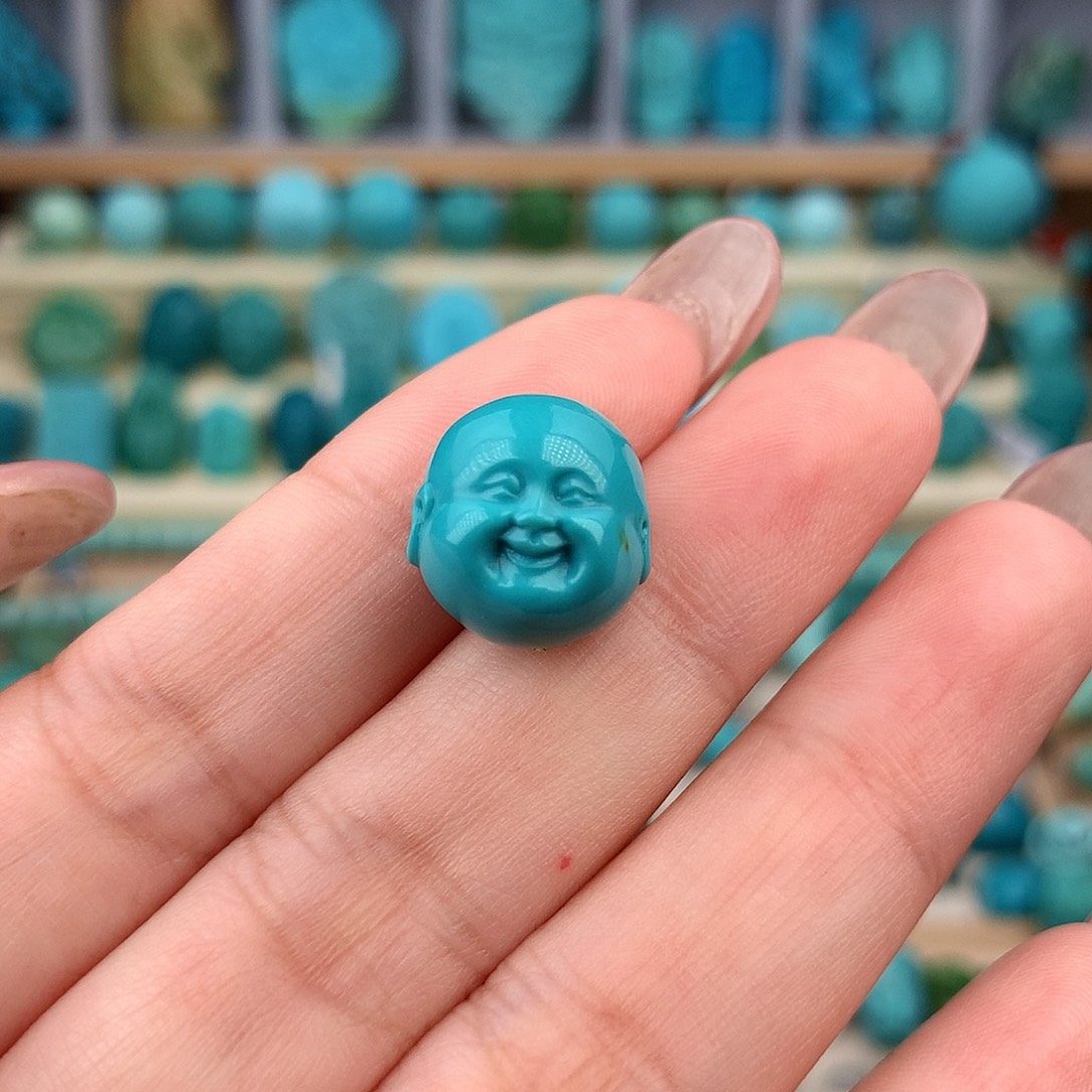 未镶嵌绿松石珠宝奇石