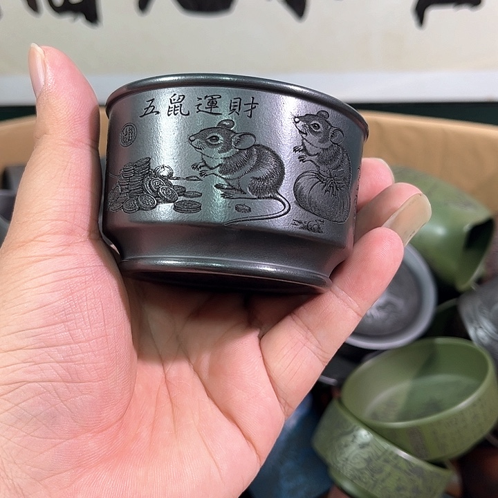 茶杯紫砂全手工紫砂主人杯