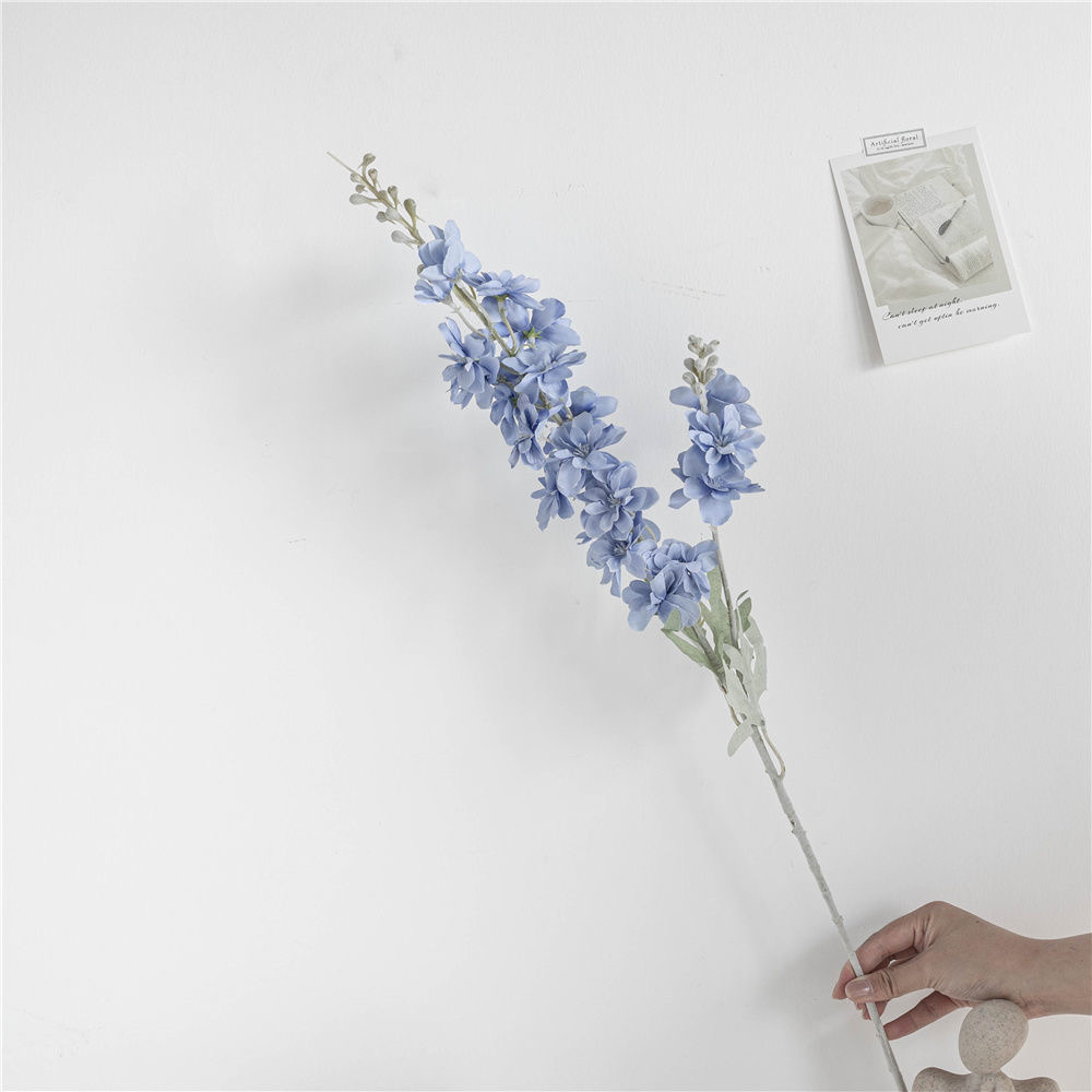 飞燕草仿真花束ins风