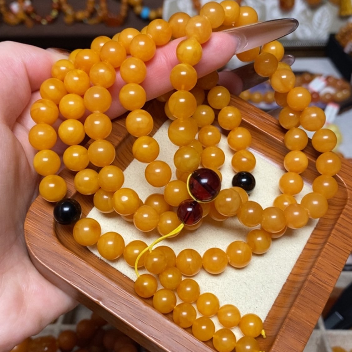 【闪购商品】手链蜜蜡未镶嵌手串
