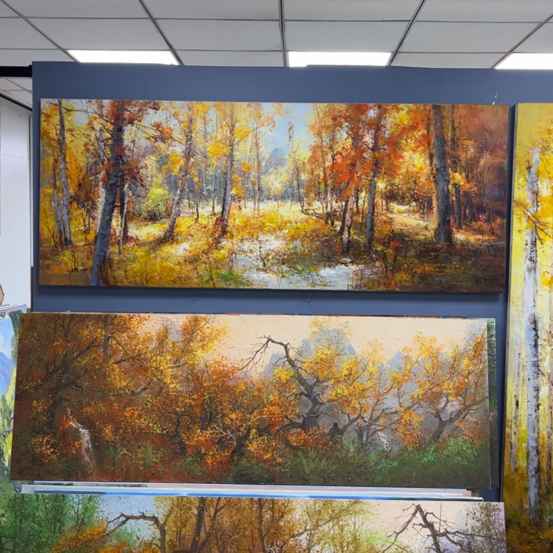 大***哥手工手绘精品油画内框80+200厘米