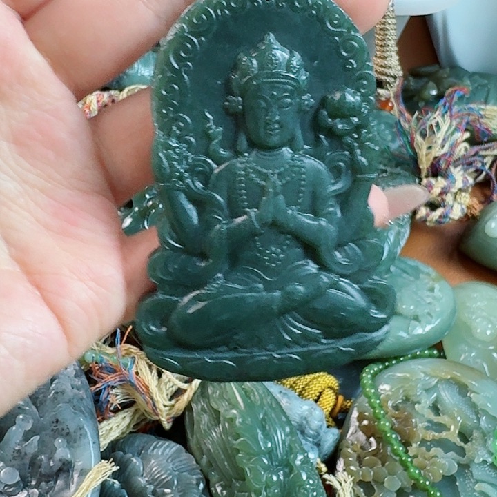 和田玉把件未镶嵌