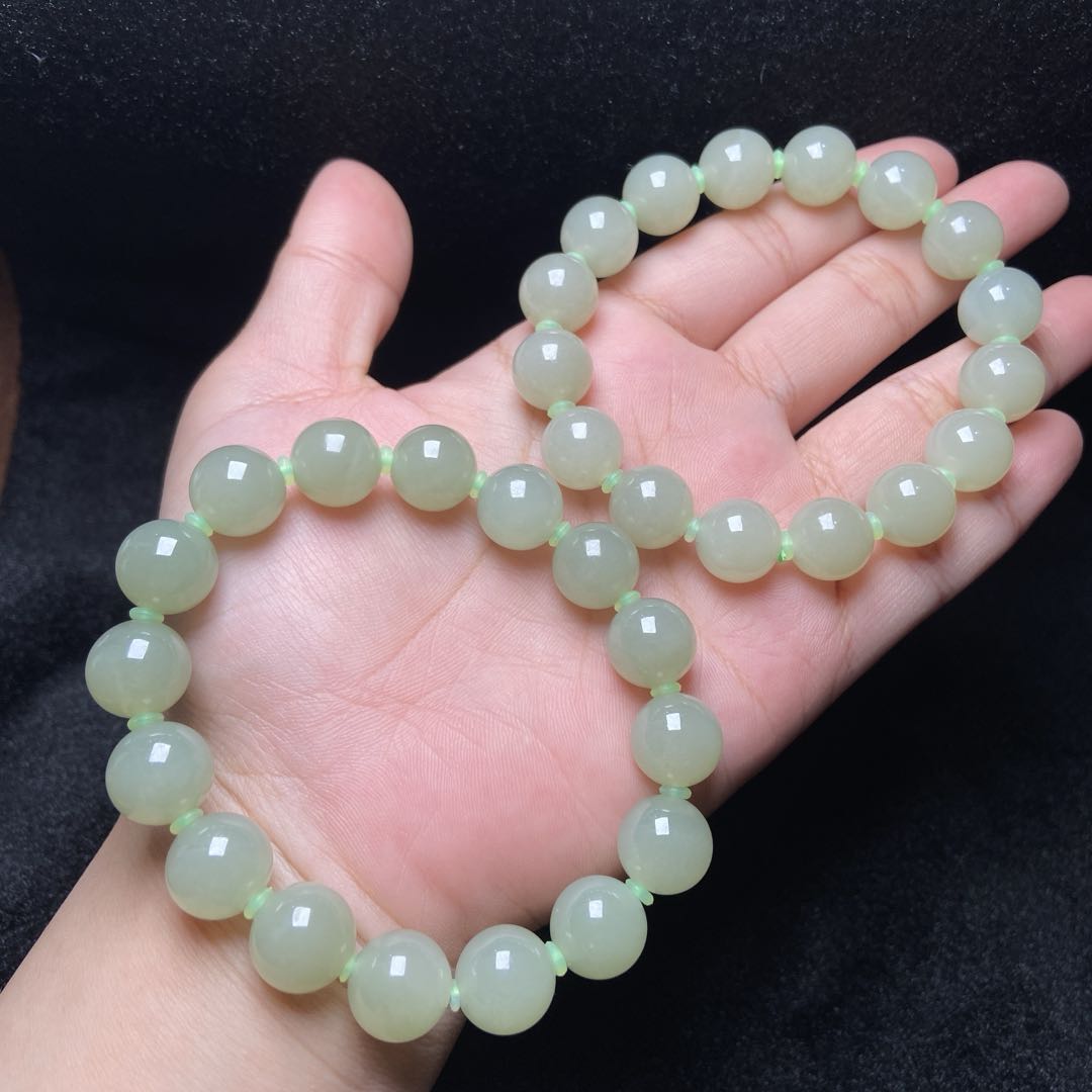 【星浩好物】和田玉手串-QT09H508【多样性发一件】11.5mm+