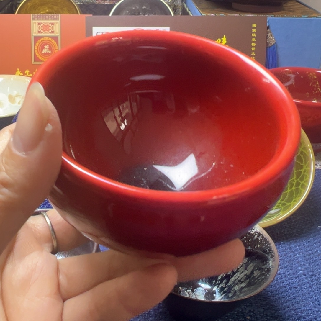 建盏喝茶杯 喜欢进