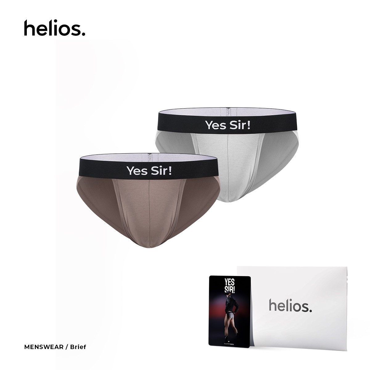 【helios.】YesSir!个性60支兰精莫代尔高叉男士内裤男生透气夏季