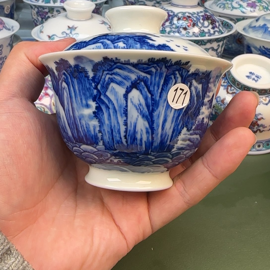 彦祖纯手工手绘茶具171