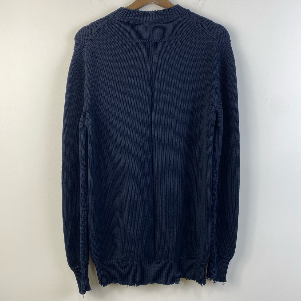 99新 Givenchy/纪梵希 （jp）wz 胸口logo黑色毛衣/尺码S
