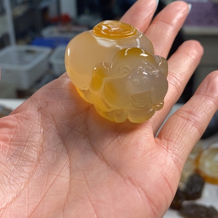 玛瑙/玉髓未镶嵌吊坠(不含链)