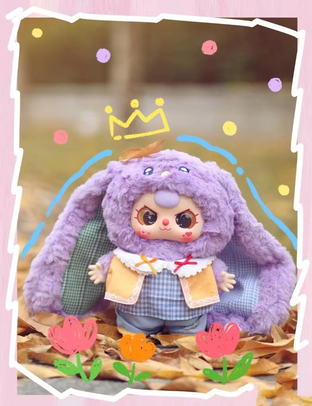 【丑娃拆盒】娃三岁400%大体二代毛绒盲盒 可爱公仔国潮玩具