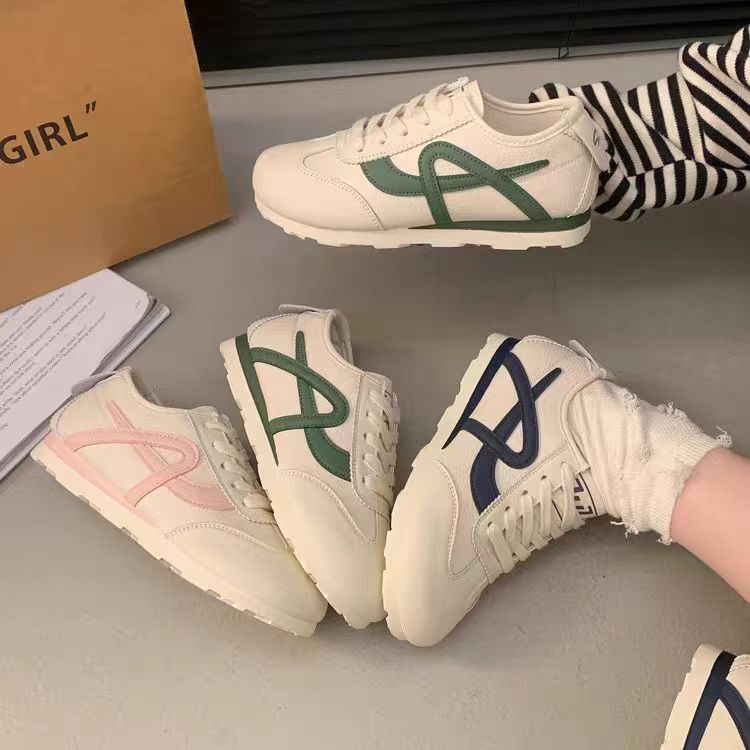 小敏家 清货~就几双 阿甘鞋女款 春秋平底百搭运动休闲德训鞋D72