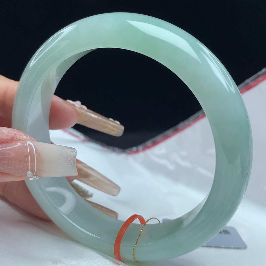 翡翠手镯未镶嵌58圈轮胎3356