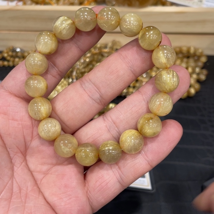 发晶手链未镶嵌b274兔毛发