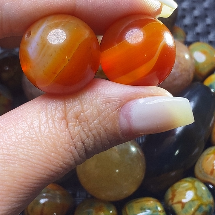 海***哥玛瑙/玉髓未镶嵌颈饰