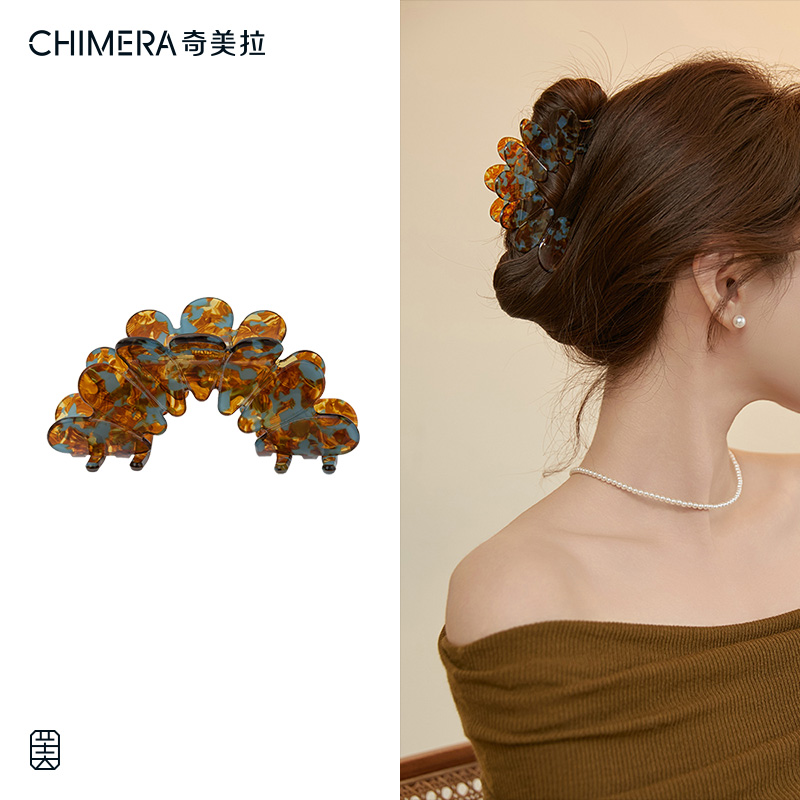 CHIMERA/奇美拉浪漫巴黎 抓夹女气质设计感小众鲨鱼夹头饰发卡