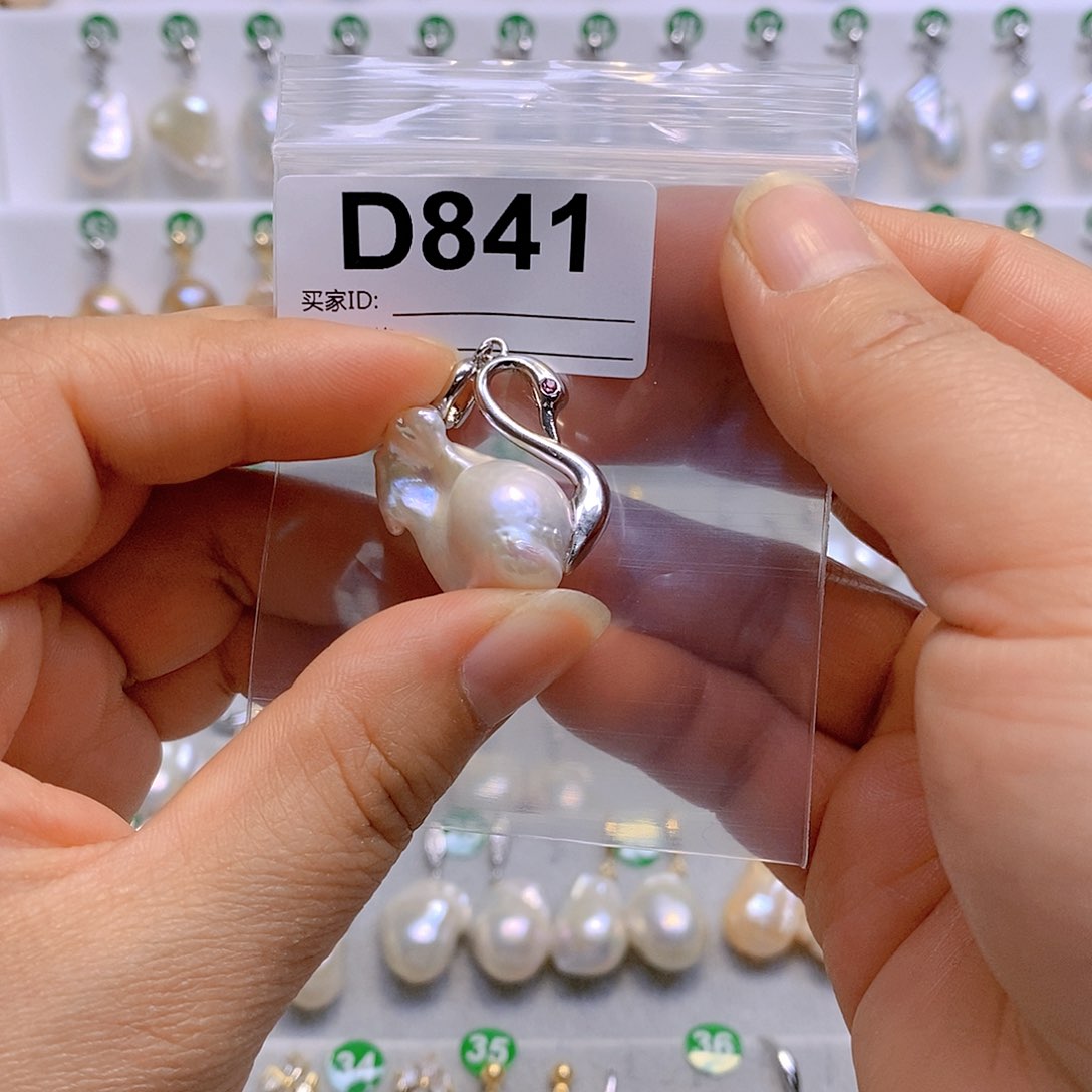 淡水珍珠颈饰银S925镶嵌