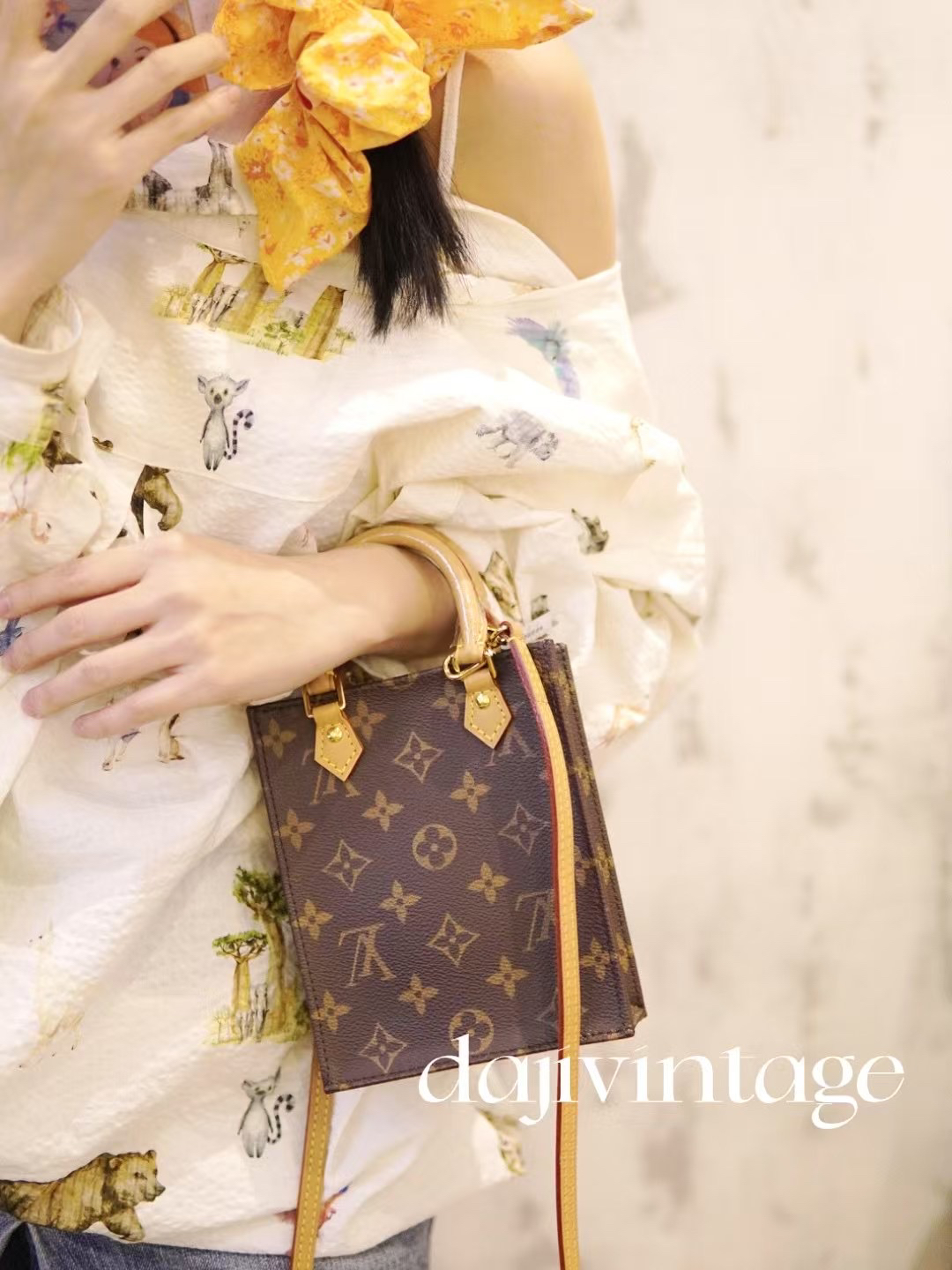 95新 LouisVuitton/路易威登 SZ大吉中古/LV迷你琴谱斜挎包