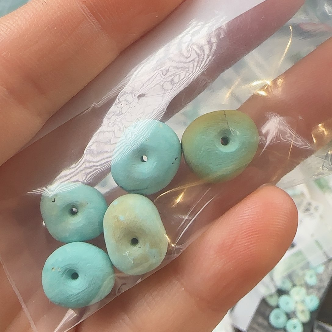 绿松石珠宝半成品未镶嵌