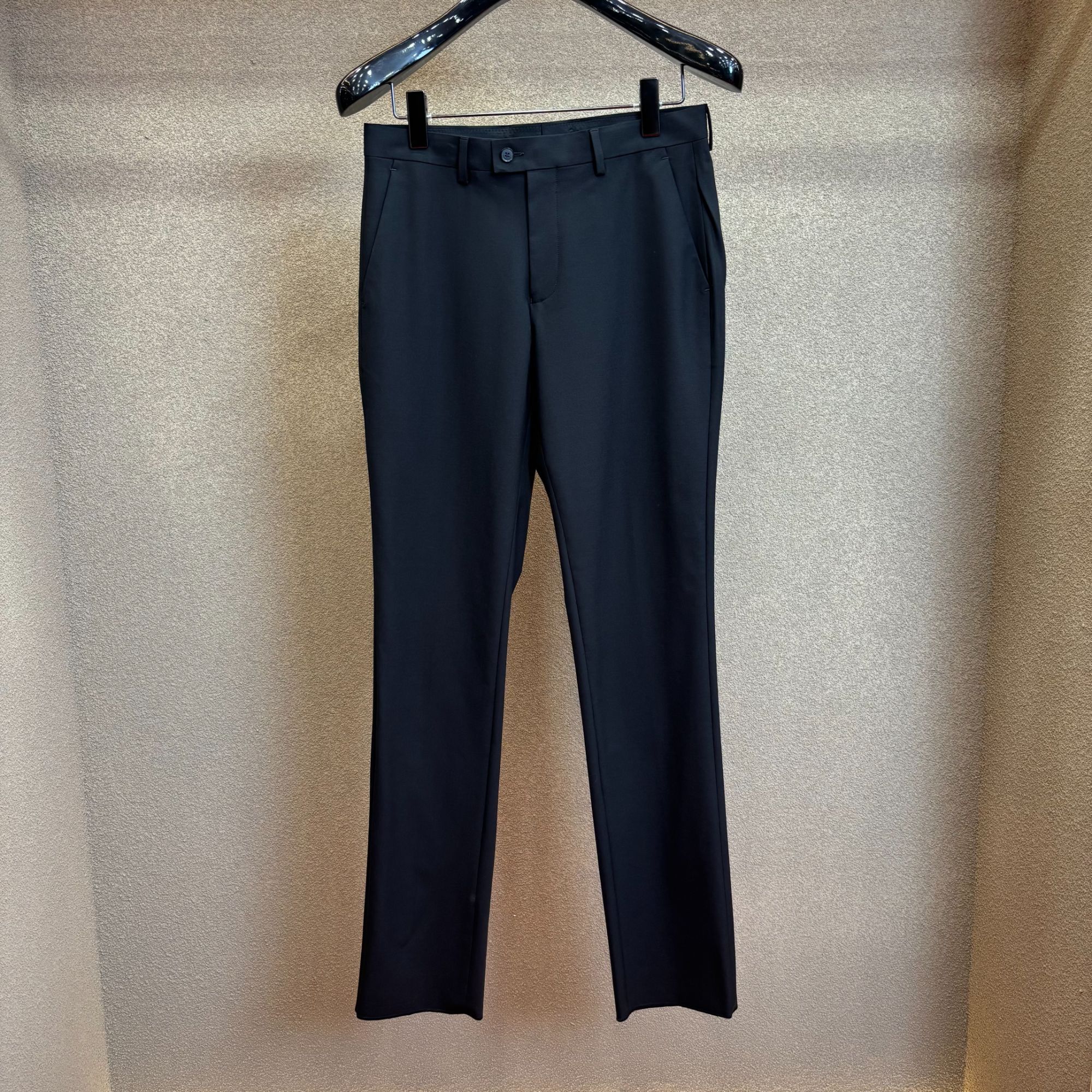 PLIPHPP PLEPN2025夏季薄款绅士黑冰感西裤时尚男士直筒西裤X9965