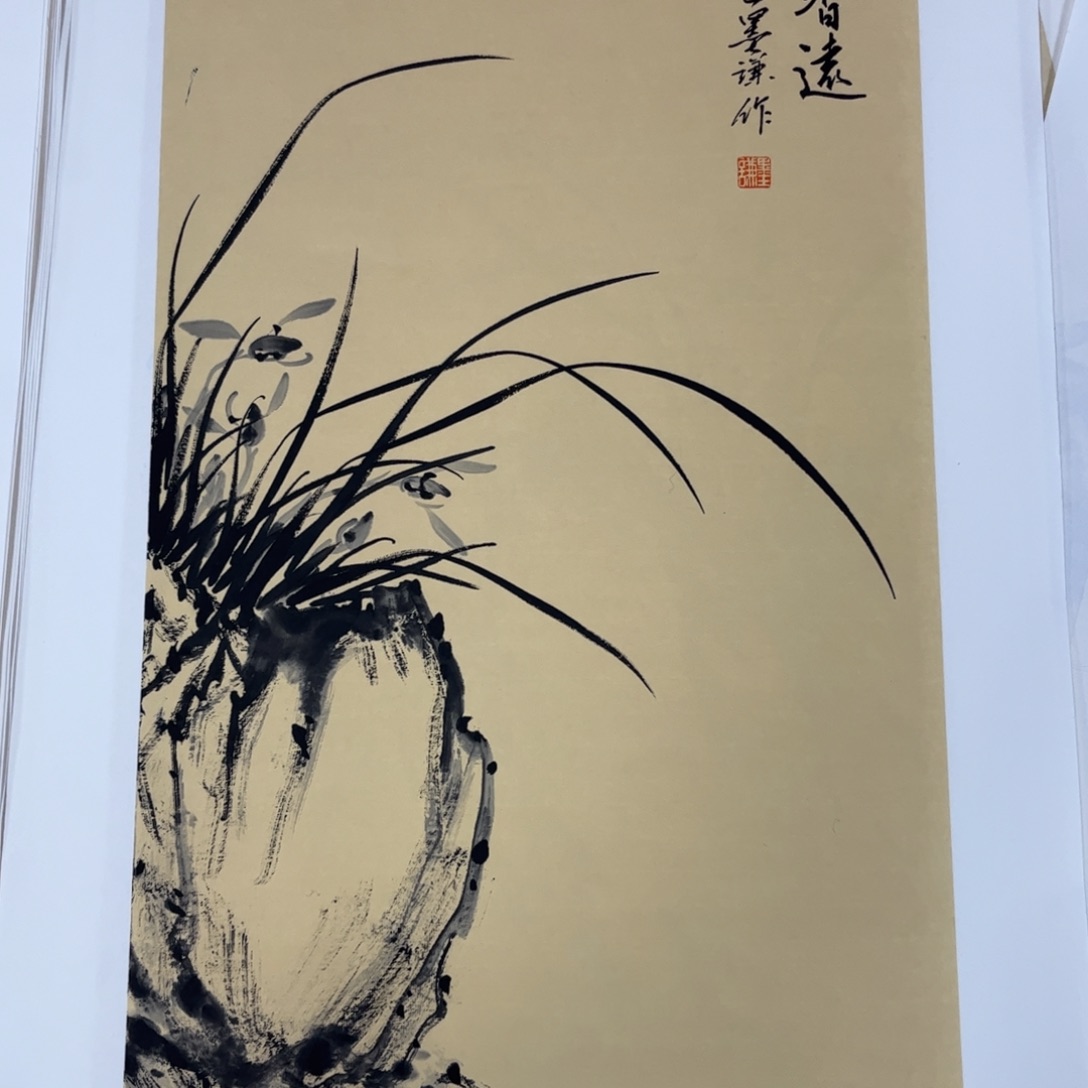 国画四尺四开花鸟作品