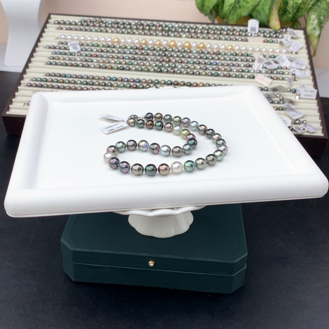 海水珍珠颈饰银S925镶嵌