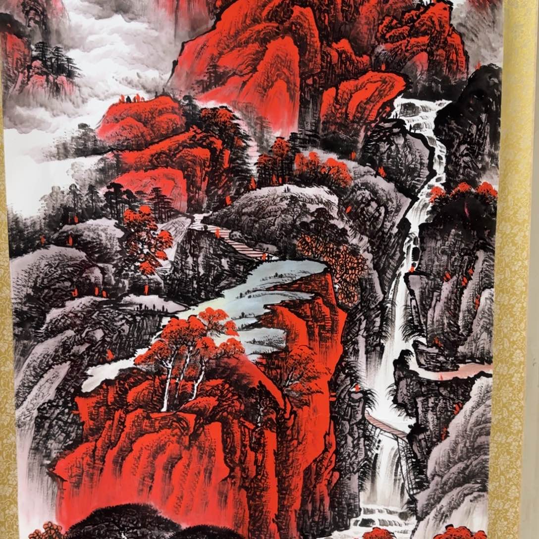 QA原创山水作品！带证书！限购一单 