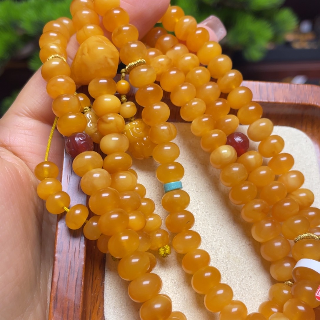 蜜蜡手链未镶嵌手串