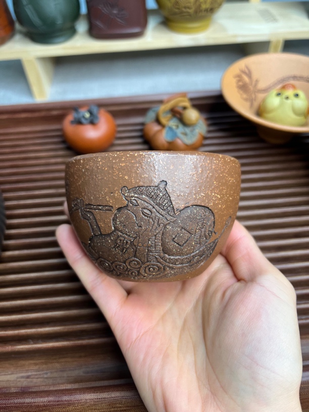 宜兴原矿紫砂主人杯