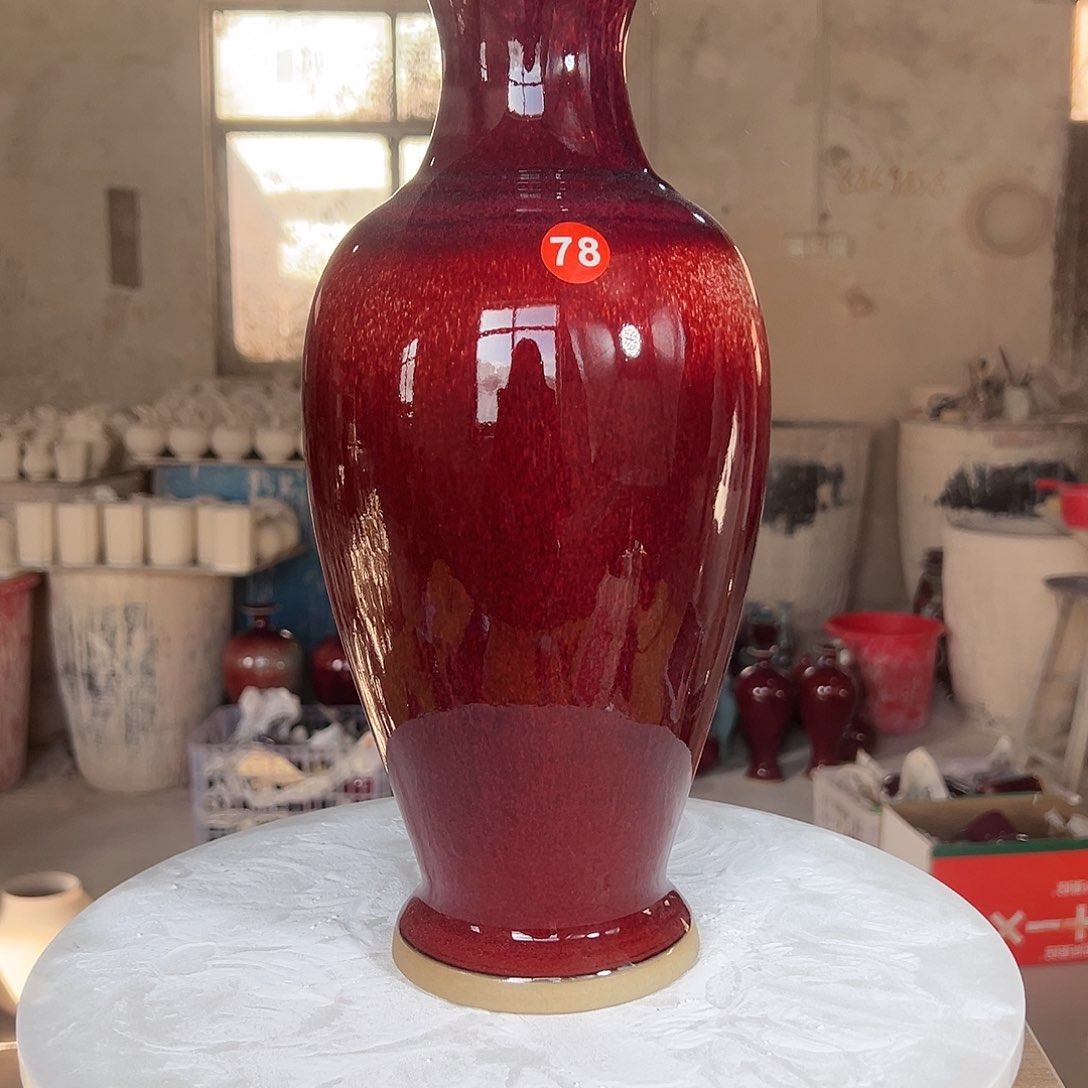 摆件郑家钧窑摆件微瑕