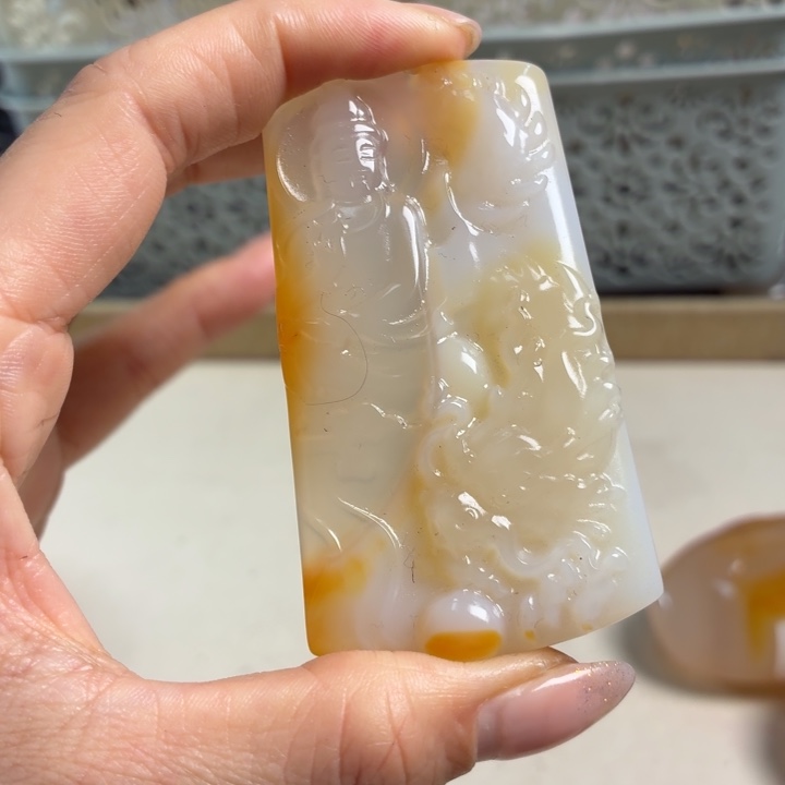 玛瑙/玉髓未镶嵌吊坠(不含链)