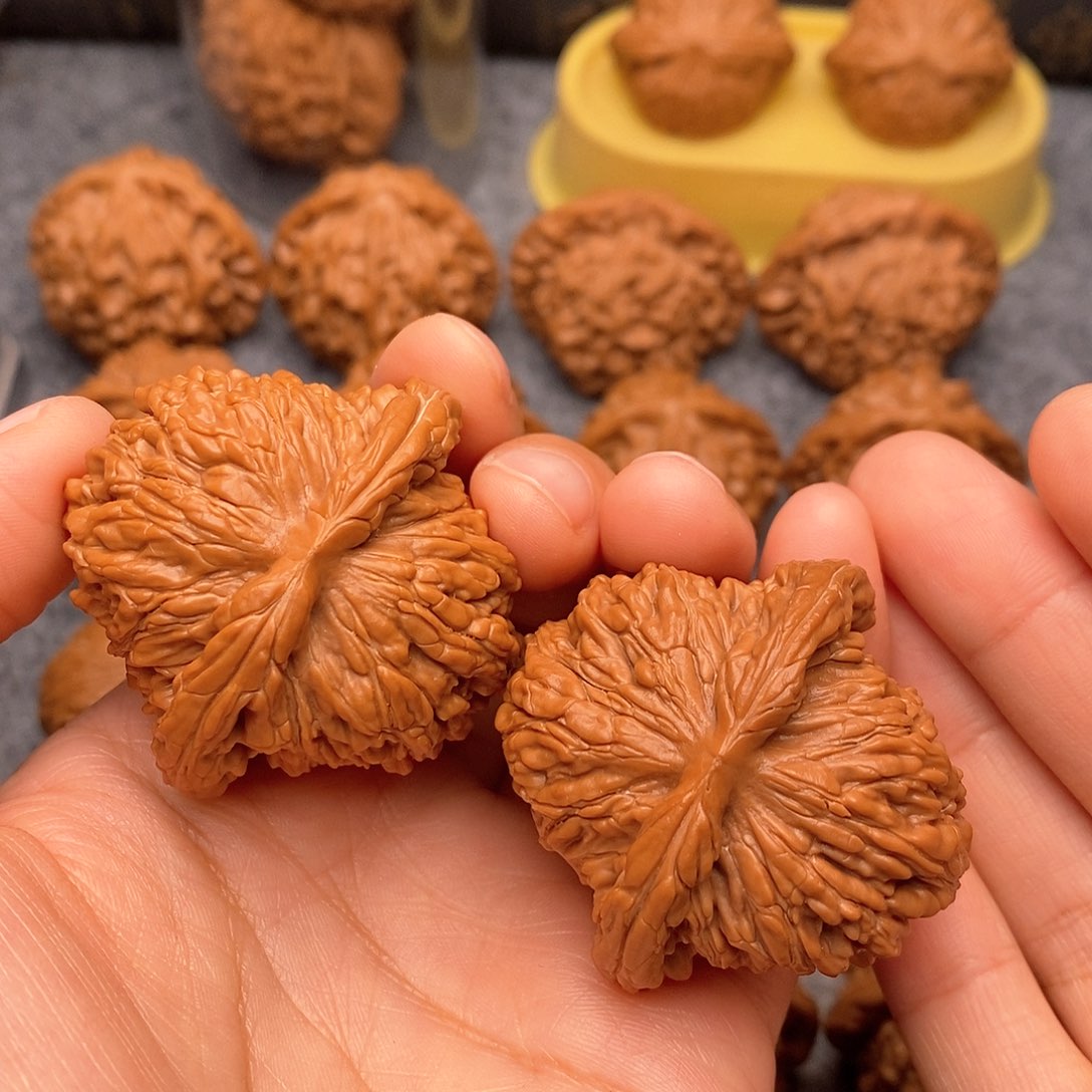 文玩核桃把件拱桥楼44全品