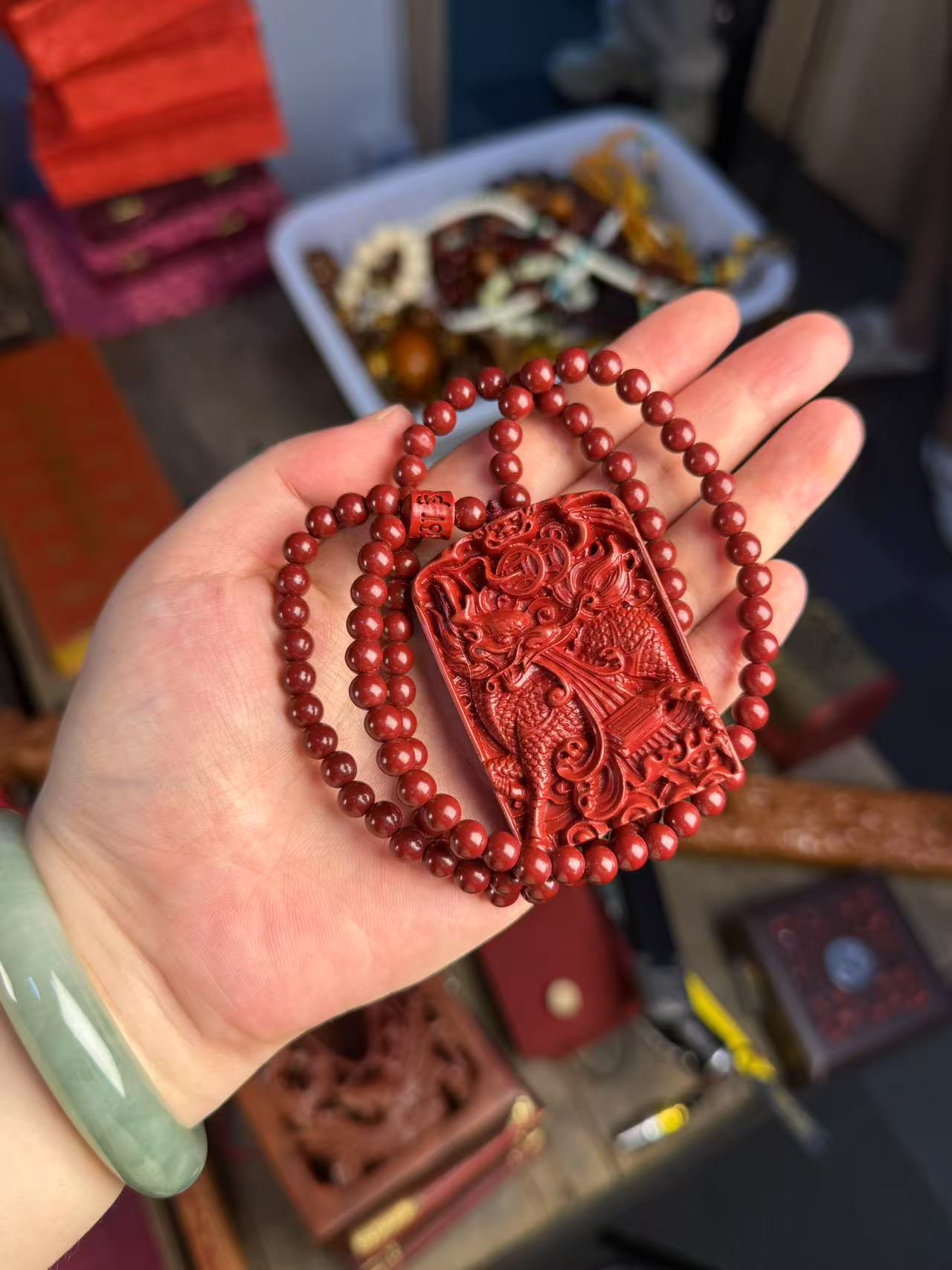 天然辰砂天然辰砂麒麟牌