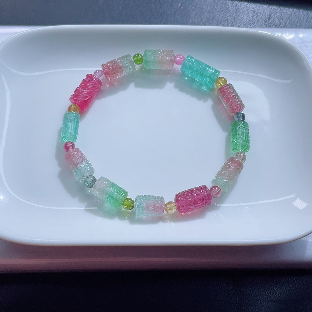 未镶嵌手链碧玺碧玺手链