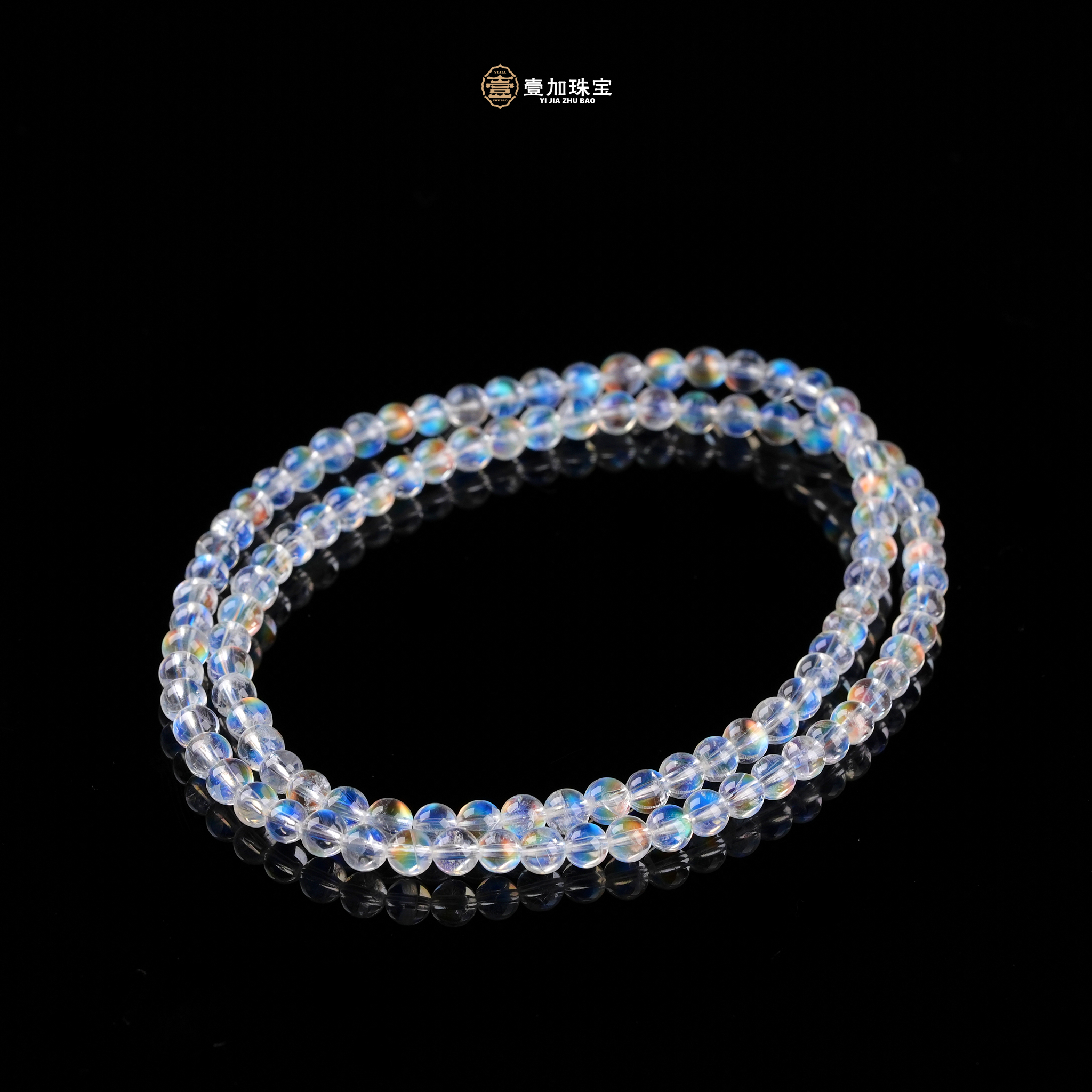 壹加师姐｜手工设计马岛月光石多圈手串多样性发一#5500