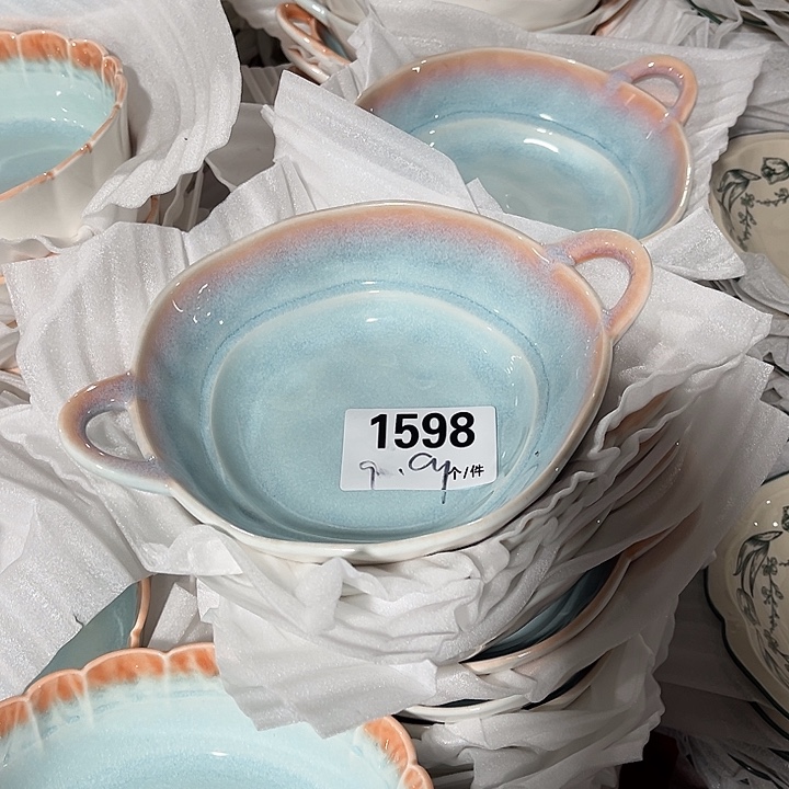 瓷微瑕外贸餐具1598