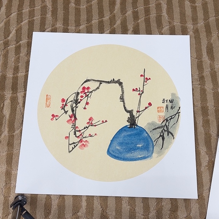 国画花鸟等多种鸟类的栖息50.50