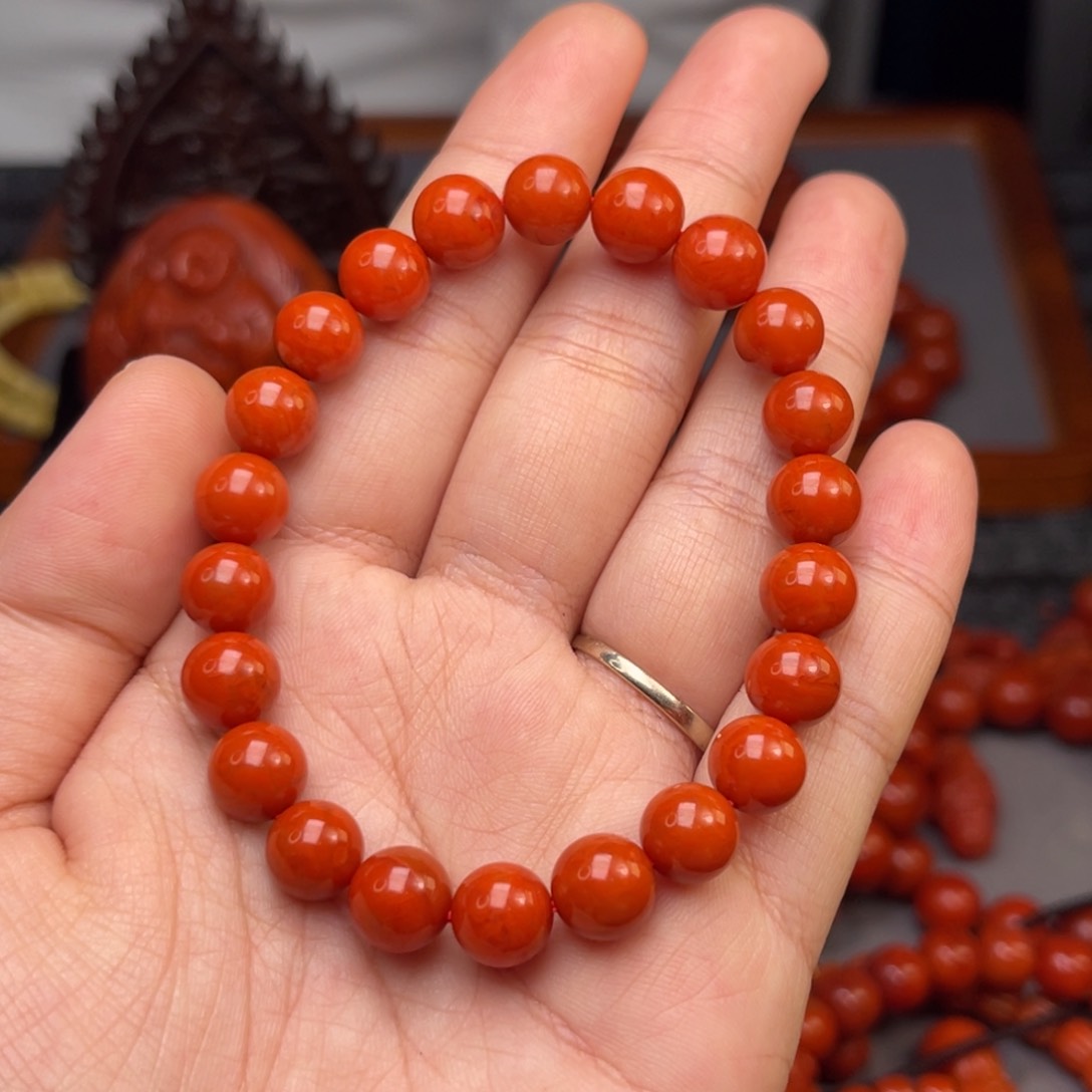 南红玛瑙配饰卡9尺寸未镶嵌