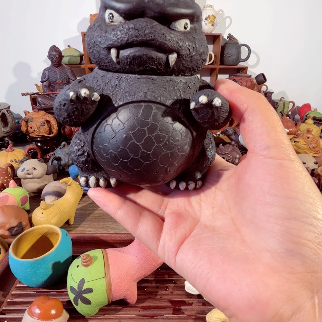 紫砂茶壶小**婴纯手工制作过程非常