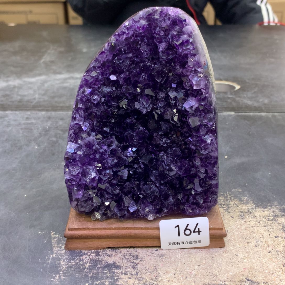 水晶摆件未镶嵌紫晶164