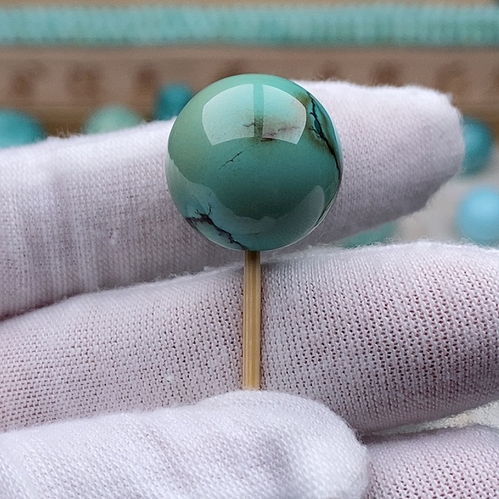 绿松石珠宝奇石未镶嵌辣**a