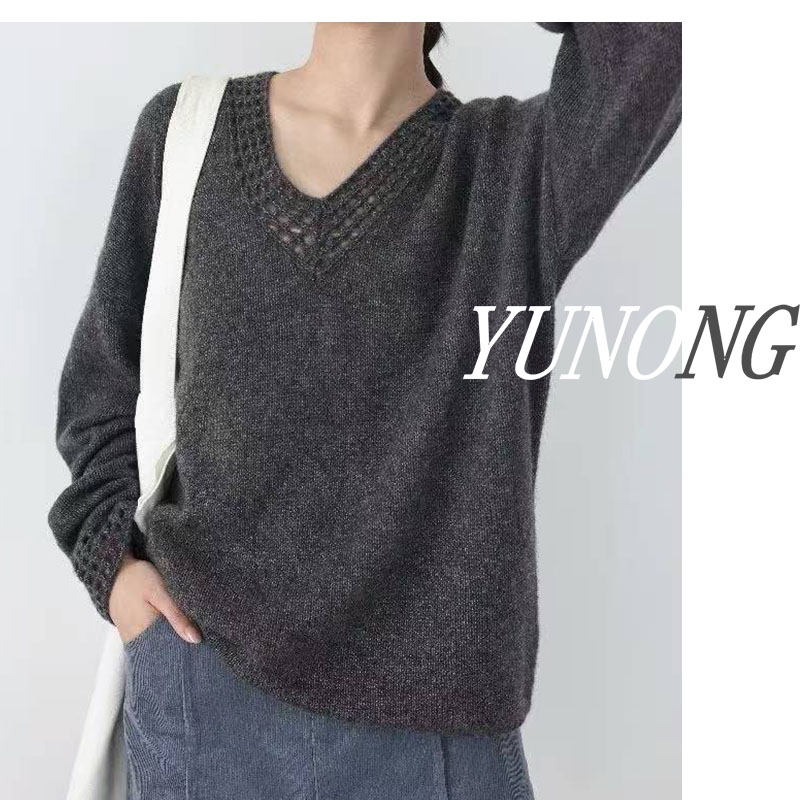 【YUNONG】羊绒/高货秋冬毛衣显瘦百搭宽松