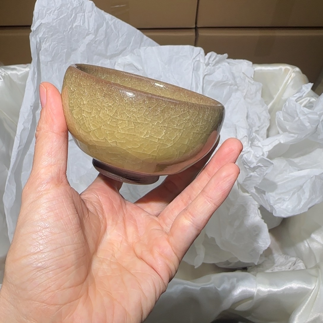 茶盏微瑕建盏，介意勿拍