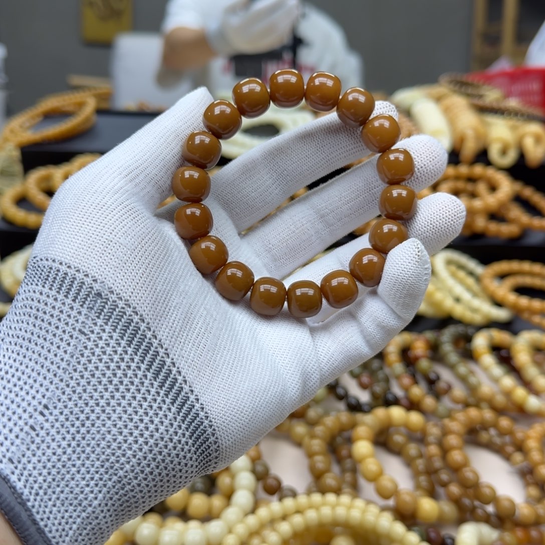 小***姚手串菩提根/象牙果12.13 11年 鬼工