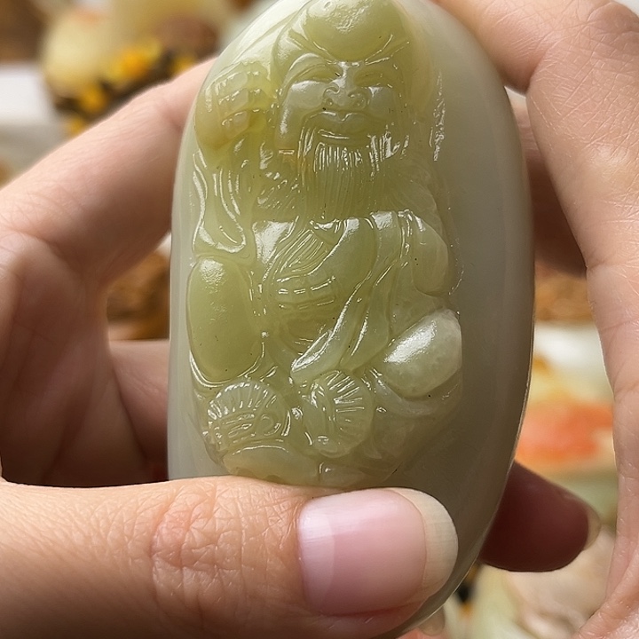 石材古青石不退换寿星