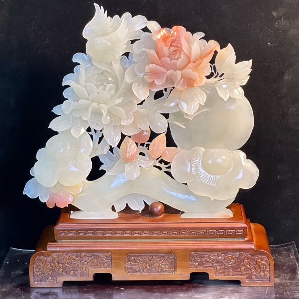 适合开业乔迁客厅办公室装饰纯天然纯手工雕刻工艺品适合办公摆设