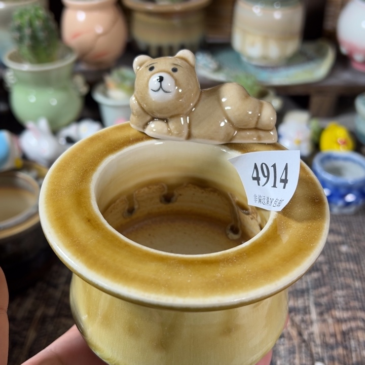 口6 手工花盆满30包邮