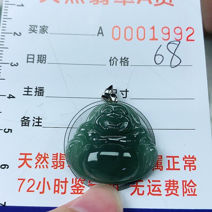 翡翠颈饰银S925镶嵌翡翠