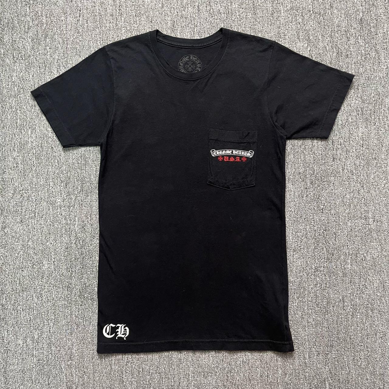 99新 Chrome Hearts/克罗心 美丽国旗短袖/S码/99新/11714